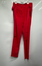 Load image into Gallery viewer, Chocolate USA Womens Red Pleated Tie Waist Paperbag Pants Size M With Tag