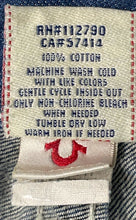 Load image into Gallery viewer, True Religion Mens Blue Denim Medium Wash Pockets Straight Jeans Size 36