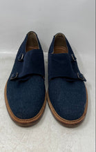 Load image into Gallery viewer, Aldo Mens Blue Round Toe Low Top Double Monk Strap Dress Shoes Size 10