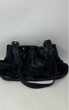 Load image into Gallery viewer, Tignanello Womens Black Leather Inner Pockets Double Handle Shoulder Bag