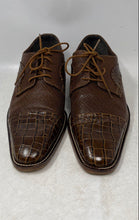 Load image into Gallery viewer, Stacy Adams Mens Esposito 25168 Brown Cap Toe Oxford Dress Shoes Size 9.5 M