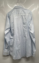Load image into Gallery viewer, Hugo Boss Mens Blue Cotton Slim Fit Collared Long Sleeve Dress Shirt Size 16.5
