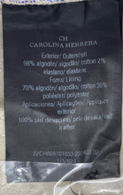 Load image into Gallery viewer, Authentic Carolina Herrera Womens Beige Regular Fit Trouser Pants Size EUR 32