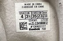 Load image into Gallery viewer, Reebok Girls Classic Leather GZ6098 White Lace-Up Low Top Sneakers Shoes Size 4