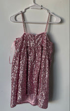 Load image into Gallery viewer, Altar'd State Womens Pink Sequin Sleeveless Back Zip Mini Dress Size 2XS