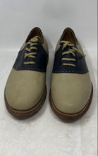 Load image into Gallery viewer, Churchill Mens Gray And Black Lace-Up Wingtip Formal Oxford Dress Shoes Size 10