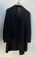 Load image into Gallery viewer, Jos. A. Bank Mens Gray Long Sleeve Collared Button Front Overcoat Size L 46
