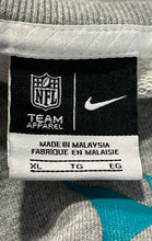 Load image into Gallery viewer, Nike Womens Gray Heather Miami Dolphins Off-Shoulder NFL Pullover Sweatshirt XL