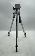 Load image into Gallery viewer, Velbon TGK-33 Silver Aluminum Tilt Head Adjustable Leg Digital Camera Tripod