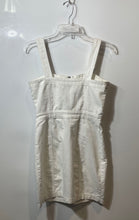 Load image into Gallery viewer, Forever 21 Womens White Sleeveless Regular Fit Full-Zip Short Mini Dress Size M