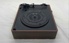 Load image into Gallery viewer, M49 Brown Portable 3 Speed Bluetooth Wireless Turntable Record Player Not Tested