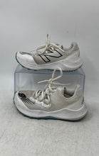 Load image into Gallery viewer, New Balance Boys 4040 V6 TY4040W6 White Lace-Up Baseball Shoes Size 12.5M