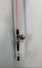 Load image into Gallery viewer, Profishiency Blush Womens Pink Freshwater Spinning Fishing Rod And Reel Combo