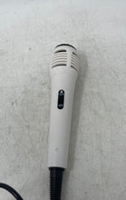 Load image into Gallery viewer, Unbranded White Handheld Vocal Wired Karaoke Microphone Not Tested