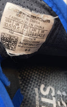 Load image into Gallery viewer, Under Armour Mens SpeedForm Fortis 2 1273942-907 Blue Striped Running Shoes 10.5