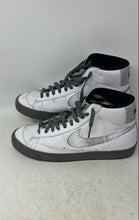 Load image into Gallery viewer, Nike Mens Blazer Mid '77 DV7194-100 White Gray Lace-Up Sneaker Shoes Size 10.5