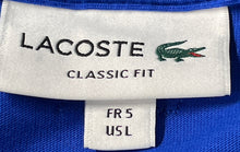 Load image into Gallery viewer, Lacoste Mens Blue Cotton Short Sleeve Crew Neck Classic Fit Pullover T-Shirt L