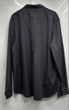 Load image into Gallery viewer, Calvin Klein Mens Gray Striped Non-Iron Long Sleeve Button-Up Shirt Size XXL
