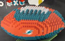 Load image into Gallery viewer, Foco Brxlz Miami Dolphins Football 728 Pcs Building Toy Set Factory Sealed