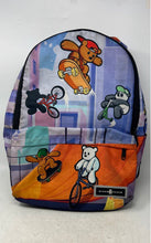 Load image into Gallery viewer, Space Junk Unisex Multicolor Printed Bear Boarding Adjustable Strap Backpack