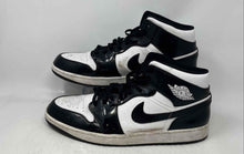 Load image into Gallery viewer, Nike Mens Air Jordan 1 Mid SE DD1649-001 Black White Sneakers Shoes Size 17