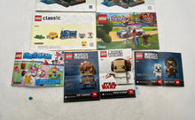 Load image into Gallery viewer, Lot Of Assorted Lego Large Print Mixed Variety Instruction Manuals For Age 3+