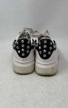 Load image into Gallery viewer, Prima Donna Womens White Studded Leather Lace-Up Sneaker Shoes Size EUR 38