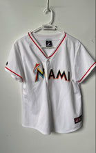 Load image into Gallery viewer, Majestic Mens White Short Sleeve Miami Marlins MLB Baseball Jersey Size Medium
