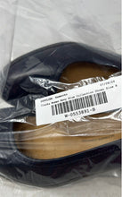 Load image into Gallery viewer, Clarks Womens Emily2 Navy Blue Leather Round Toe Slip-On Block Pump Heels Sz 8M