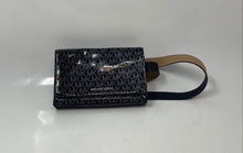 Load image into Gallery viewer, Michael Kors Womens Black Gray Signature Print Adjustable Strap Belt Bag Sz L/XL