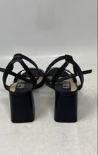 Load image into Gallery viewer, Giani Bernini Womens Black Leather Buckle Open Toe Ankle Strap Sandals Size 7.5M