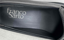 Load image into Gallery viewer, Franco Sarto Womens Yulisa Black Leather Moc Toe Slip-On Loafer Shoes Size 8.5M