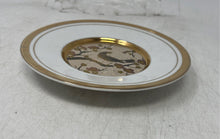 Load image into Gallery viewer, Chokin Bird And Floral Motif 24KT Gold Collectible Decorative Collector Plate