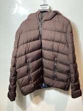 Load image into Gallery viewer, Michael Kors Womens Brown Long Sleeve Premium Down Hooded Puffer Jacket Size 2XL