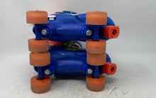 Load image into Gallery viewer, Cool Bear Unisex Kids Multicolor Adjustable Quad Roller Skates Size Medium