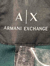 Load image into Gallery viewer, Armani Exchange Womens Green Long Sleeve Double-Breasted Blazer Size 0