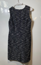 Load image into Gallery viewer, Karl Lagerfeld Womens Black White Sleeveless Sheath Dress Size 6