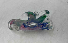 Load image into Gallery viewer, Art Glass Multicolor Abstract Swirl Tableware Kitchen Napkin Holder