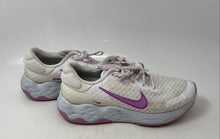 Load image into Gallery viewer, Nike Womens Renew Ride 3 White Purple Lace-Up Low Top Running Shoes Size 9