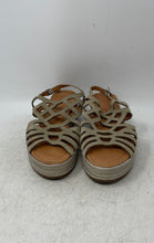 Load image into Gallery viewer, Bella Vita Womens Zip-Italy Brown Beige Suede Open Toe Espadrille Sandals Sz 6M