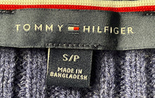 Load image into Gallery viewer, Tommy Hilfiger Womens Blue Cable Knit Travelling Pullover Sweater Size S/P