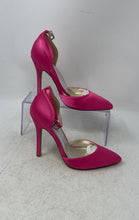 Load image into Gallery viewer, Elegant Park Womens Fuchsia Pink Pointed Toe Ankle Strap D'Orsay Heels Size 6