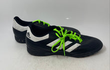 Load image into Gallery viewer, Adidas Mens Goletto VI TF BB0585 Black White Turf Soccer Cleats Size 11.5