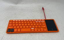 Load image into Gallery viewer, Kano Model KC-KBR101 Orange Wireless Portable Standard Keyboard Untested