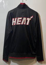 Load image into Gallery viewer, UNK Mens Black Long Sleeve Front Full-Zip Miami Heat NBA Track Jacket Size M