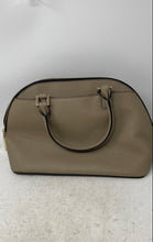 Load image into Gallery viewer, Calvin Klein Womens Connie Beige Saffiano Leather Zip Top Dome Satchel Bag
