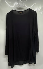 Load image into Gallery viewer, Michael Kors Womens Black V-Neck Long Sleeve Blouse Top Size 2X