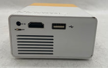 Load image into Gallery viewer, White Yellow HDMI USB Portable LED LCD Mini Projector Not Tested With Adapter