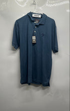 Load image into Gallery viewer, Beverly Hills Polo Club Mens Blue Short Sleeve Modern Fit Polo Shirt Sz M W/ Tag