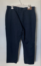 Load image into Gallery viewer, Ralph Lauren Womens Blue Flat Front Pockets Straight Leg Chino Pants Size 14W